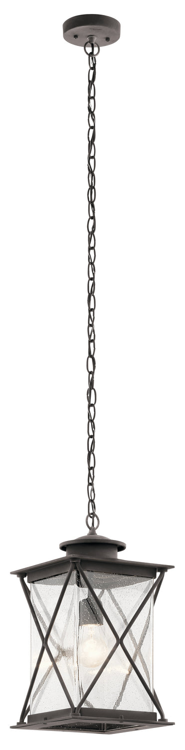 Argyle Outdoor Pendant 1-Light in Weathered Zinc
