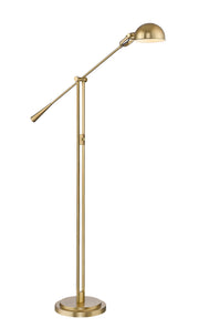 Grammercy Park 1 Light 12.75" Floor Lamp in Heritage Brass