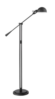 Grammercy Park 1 Light 12.75" Floor Lamp in Matte Black
