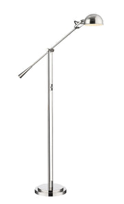 Grammercy Park 1 Light 12.75" Floor Lamp in Polished Nickel
