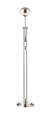 Grammercy Park 1 Light 12.75" Floor Lamp in Polished Nickel