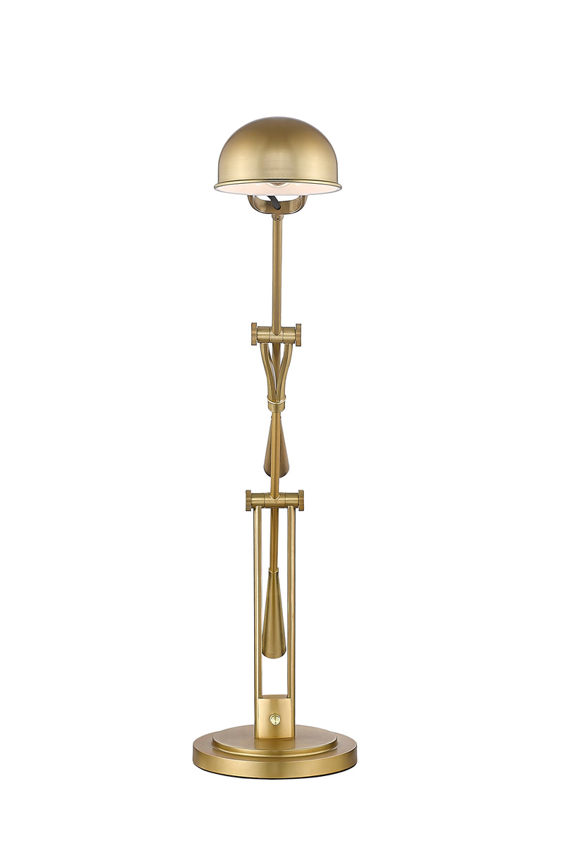 Grammercy Park 1 Light 10" Table Lamp in Heritage Brass