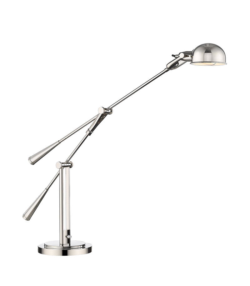Grammercy Park 1 Light 10" Table Lamp in Polished Nickel