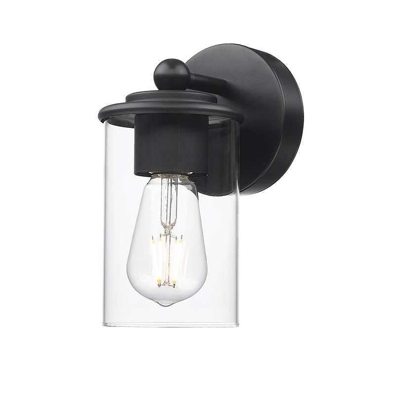 Thayer 1 Light 4.75" Wall Sconce in Matte Black