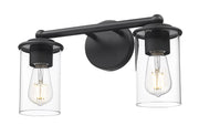 Thayer 2 Light 16" Vanity in Matte Black