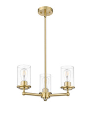 Thayer 3 Light 19" Chandelier in Luxe Gold