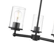 Thayer 3 Light 19" Chandelier in Matte Black