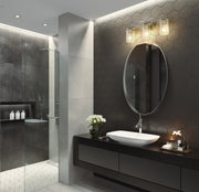 Thayer 3 Light 22.5" Vanity in Brushed Nickel in a room setting