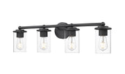 Thayer 4 Light 30.75" Vanity in Matte Black