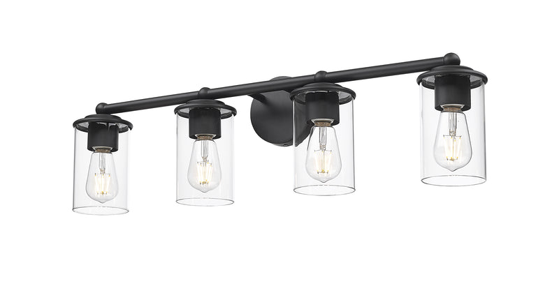Thayer 4 Light 30.75" Vanity in Matte Black