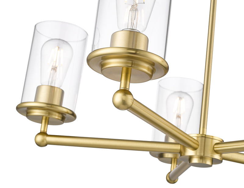 Thayer 5 Light 26" Chandelier in Luxe Gold