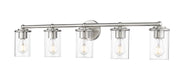 Thayer 5 Light 39" Vanity in Brushed Nickel