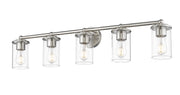 Thayer 5 Light 39" Vanity in Brushed Nickel