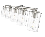 Thayer 5 Light 39" Vanity in Brushed Nickel
