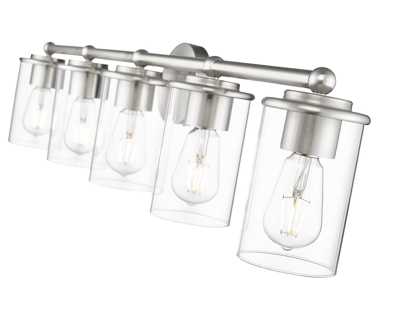 Thayer 5 Light 39" Vanity in Brushed Nickel