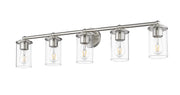 Thayer 5 Light 39" Vanity in Brushed Nickel