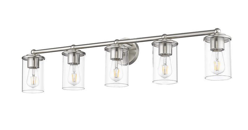 Thayer 5 Light 39" Vanity in Brushed Nickel