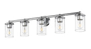 Thayer 5 Light 39" Vanity in Chrome