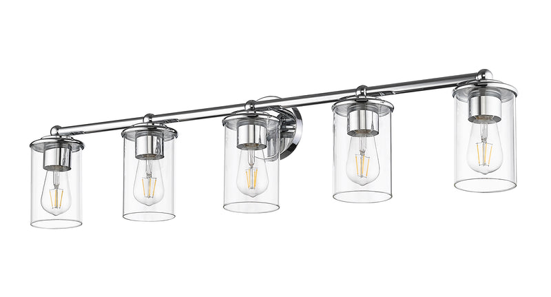 Thayer 5 Light 39" Vanity in Chrome