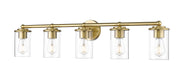 Thayer 5 Light 39" Vanity in Luxe Gold