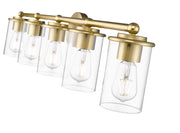 Thayer 5 Light 39" Vanity in Luxe Gold
