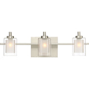 Kolt 21" 3-Light Bath Vanity Light in Brushed Nickel