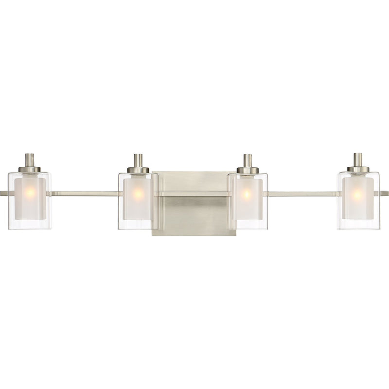 Kolt 29" 4-Light Bath Vanity Light in Brushed Nickel