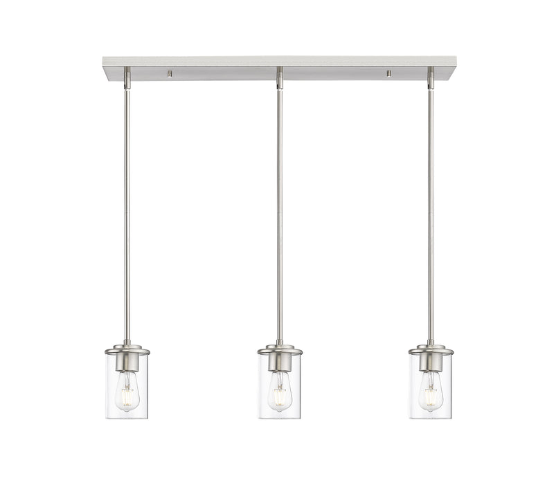 Thayer 3 Light 4.75" Pendant, Brushed Nickel in Brushed Nickel