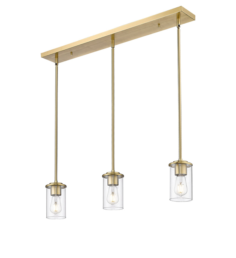 Thayer 3 Light 4.75" Pendant, Luxe Gold in Luxe Gold