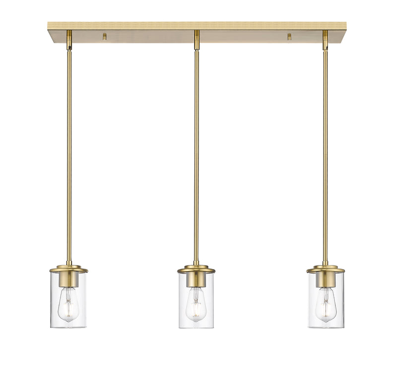 Thayer 3 Light 4.75" Pendant, Luxe Gold in Luxe Gold