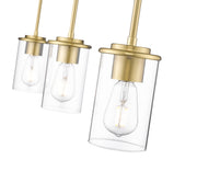 Thayer 3 Light 4.75" Pendant, Luxe Gold in Luxe Gold