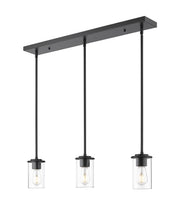Thayer 3 Light 4.75" Pendant, Matte Black in Matte Black
