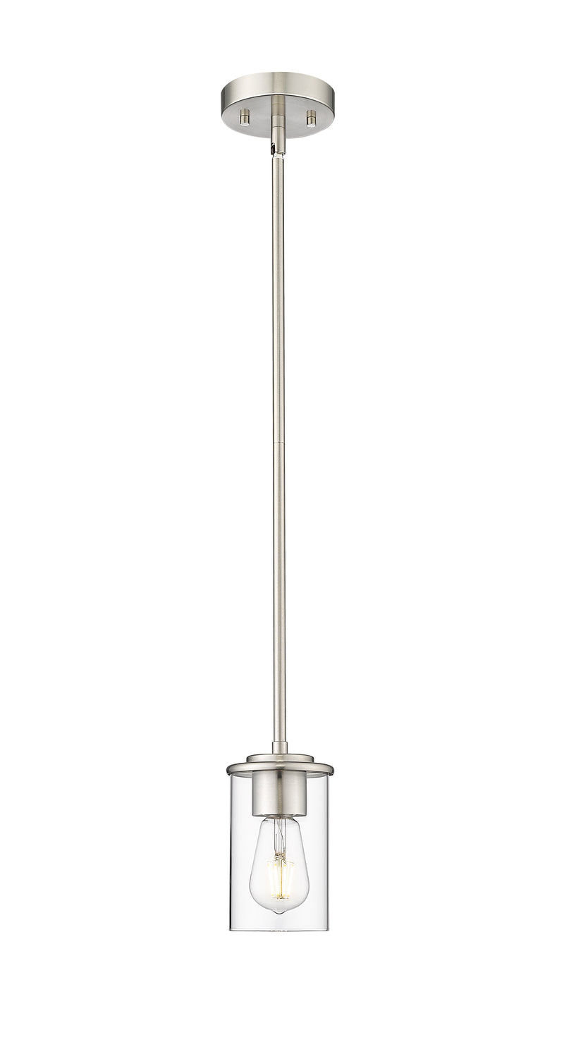Thayer 1 Light 4.75" Pendant, Brushed Nickel in Brushed Nickel