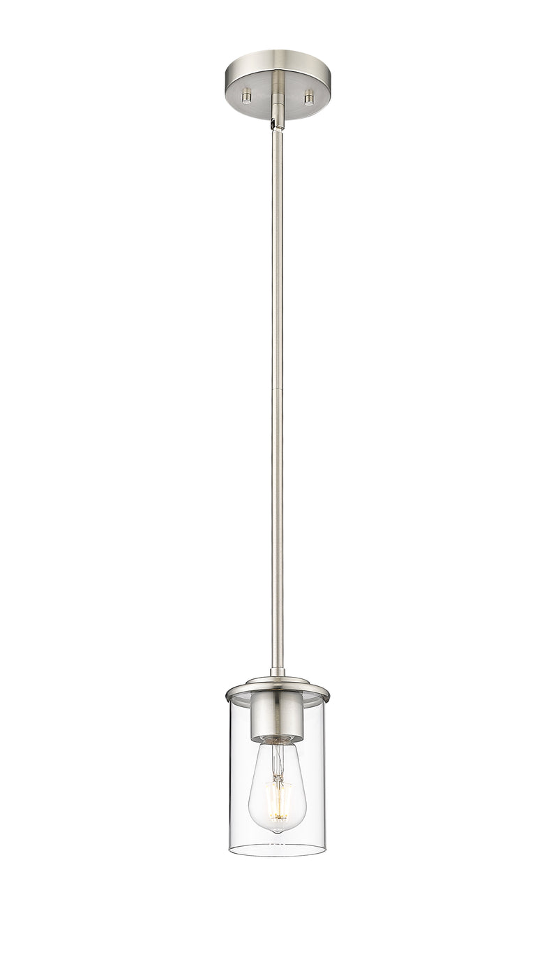 Thayer 1 Light 4.75" Pendant, Brushed Nickel in Brushed Nickel