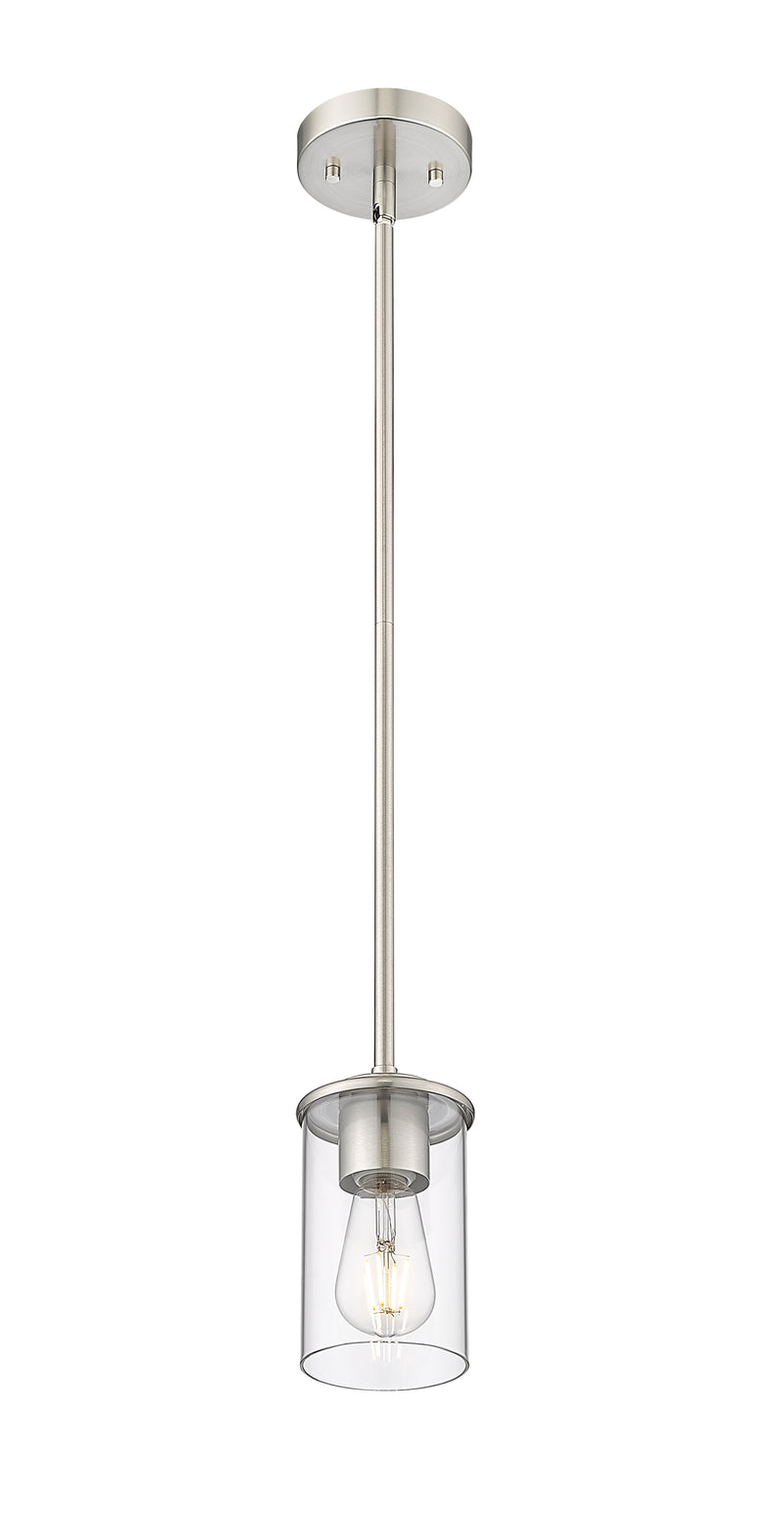 Thayer 1 Light 4.75" Pendant, Brushed Nickel in Brushed Nickel