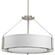 Ratio 4-Light Pendant in Brushed Nickel