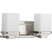 Metric 2-Light Bath Vanity Light in Brushed Nickel