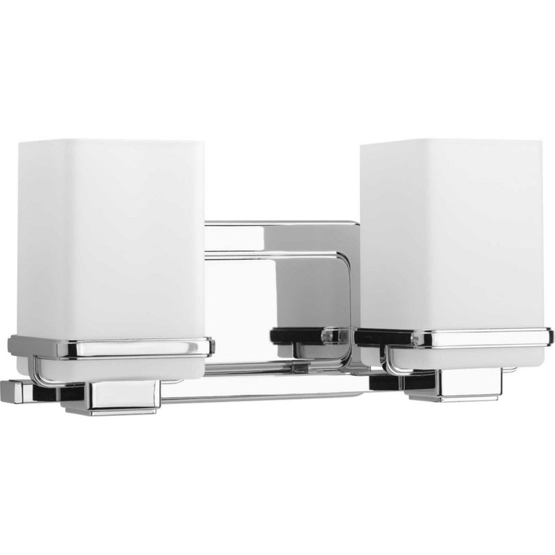 Metric 2-Light Bath Vanity Light in Polished Chrome