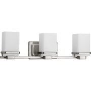 Metric 3-Light Bath Vanity Light in Brushed Nickel
