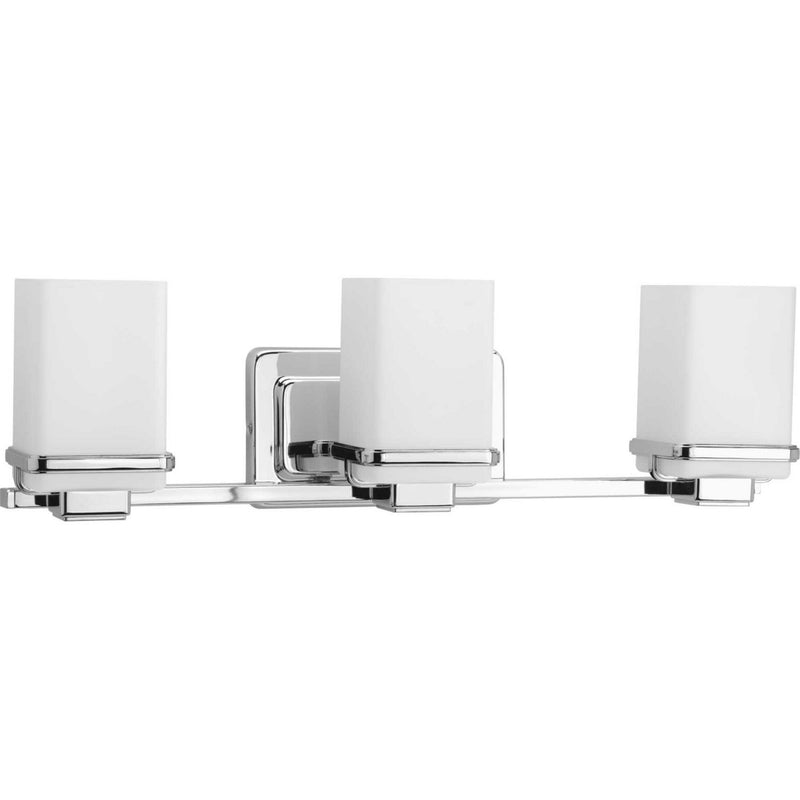 Metric 3-Light Bath Vanity Light in Polished Chrome