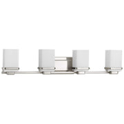 Metric 4-Light Bath Vanity Light in Brushed Nickel