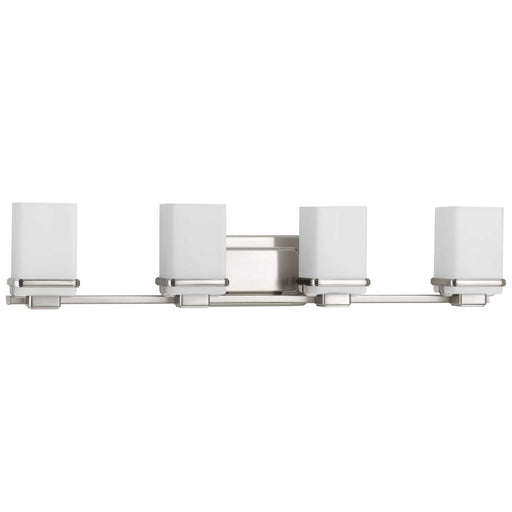Metric Four Light Bath in Brushed Nickel