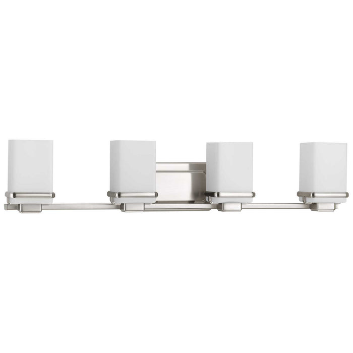 Metric Four Light Bath in Brushed Nickel