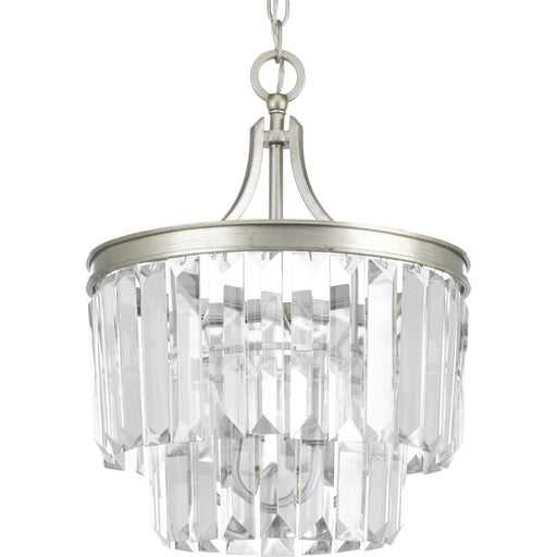 Glimmer Three Light Semi-Flush Convertible in Silver Ridge
