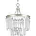 Glimmer Three Light Semi-Flush Convertible in Silver Ridge