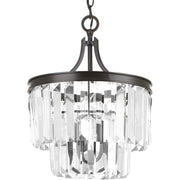 Glimmer 3-Light 13" Semi-Flush Mount in Antique Bronze