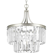 Glimmer 3-Light 16" Semi-Flush Mount in Silver Ridge