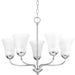 Classic 5-Light Chandelier in Polished Chrome