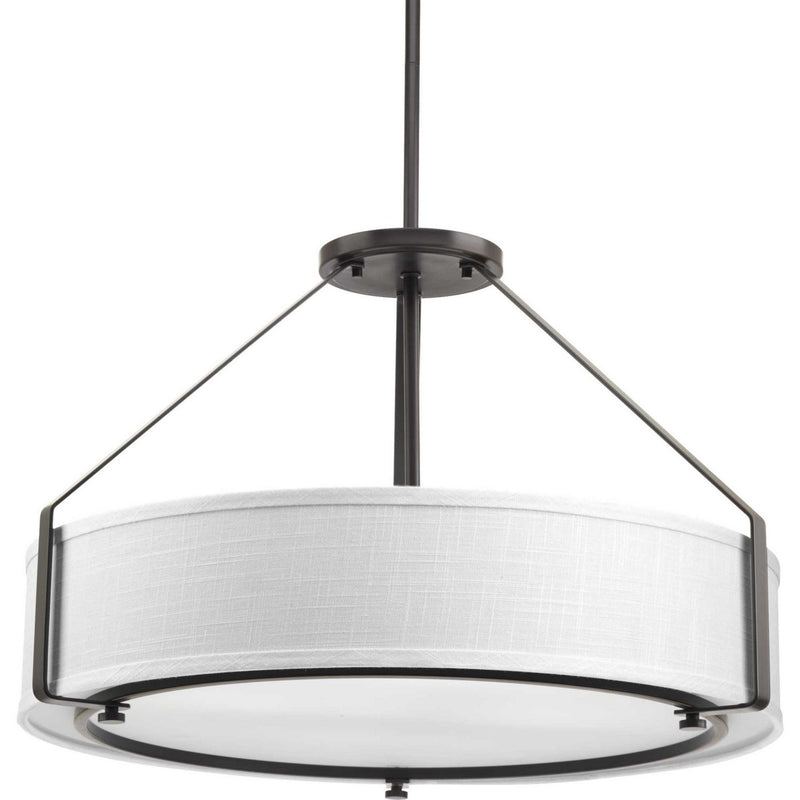 Ratio 4-Light Pendant in Antique Bronze