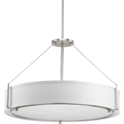 Ratio 6-Light Pendant in Brushed Nickel